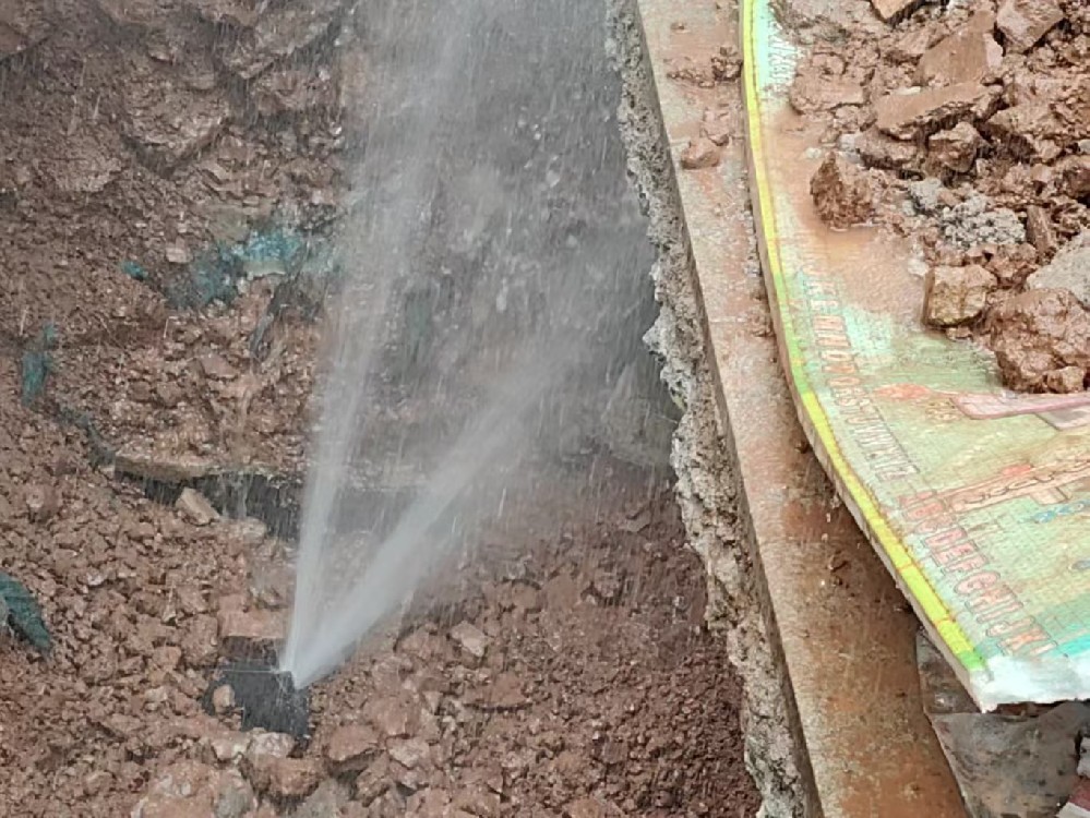 消防水管漏水检测定点开挖—贵德